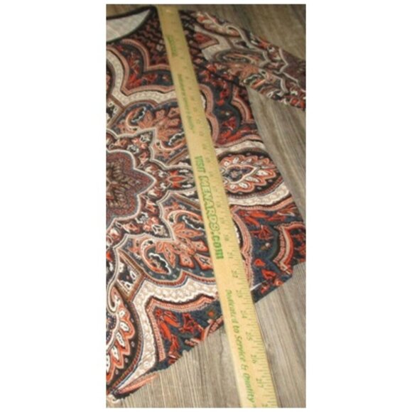 db established 1962 Womens Sz PL Petite Large Brown Paisley Fall Office Boho Top - Picture 5 of 13